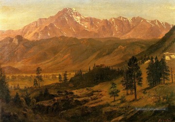Pikes Peak Albert Bierstadt Peinture à l'huile